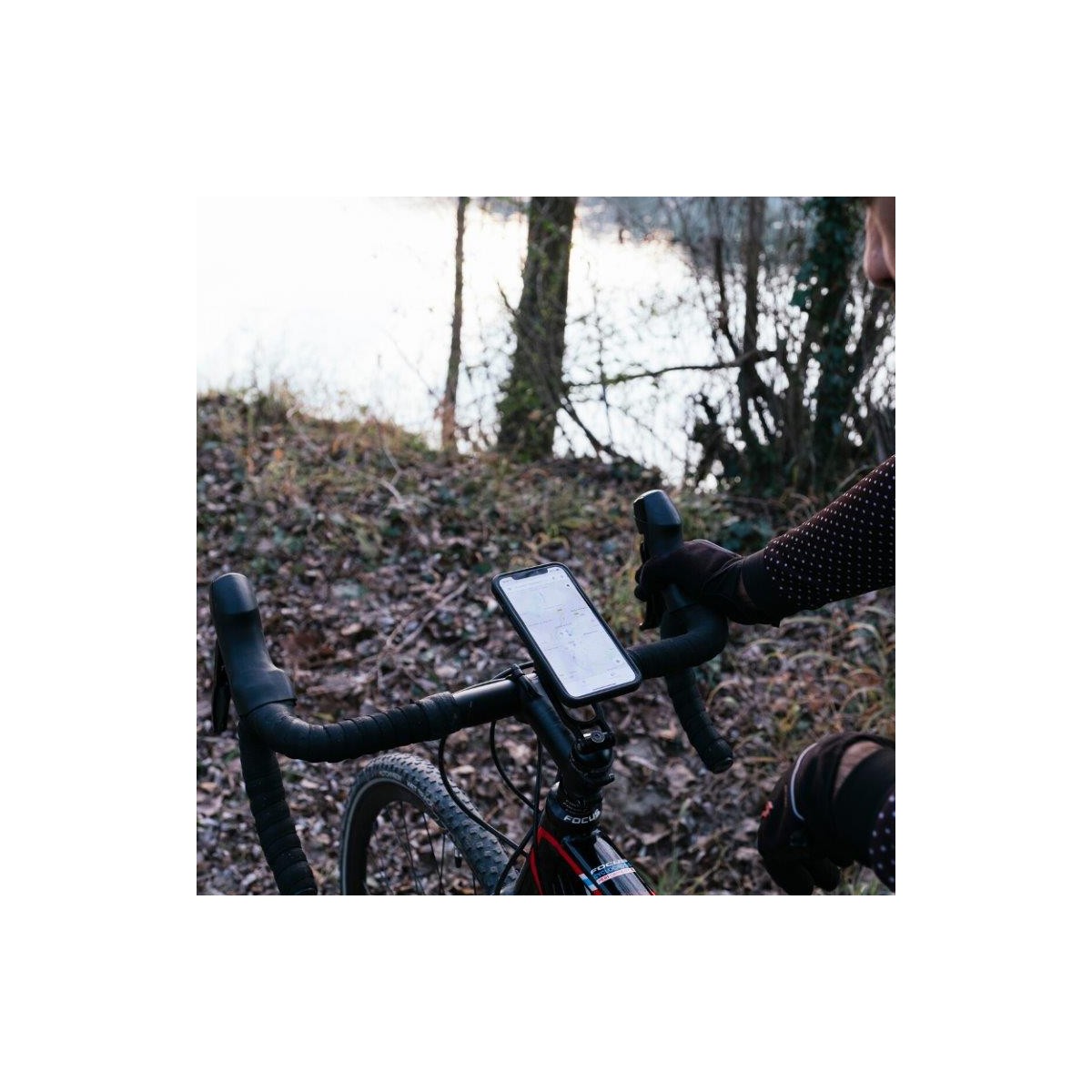 Tigra Sport - Kit vélo potence FitClic pour iPhone 12 Mini