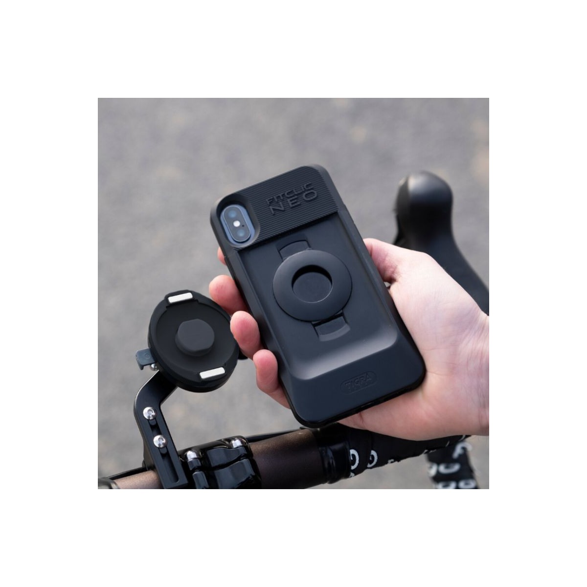 Tigra FitClic MountCase 2 Bike Kit Fahrradhalterung für Apple iPhone 12  Mini - Schwarz 4-111614 