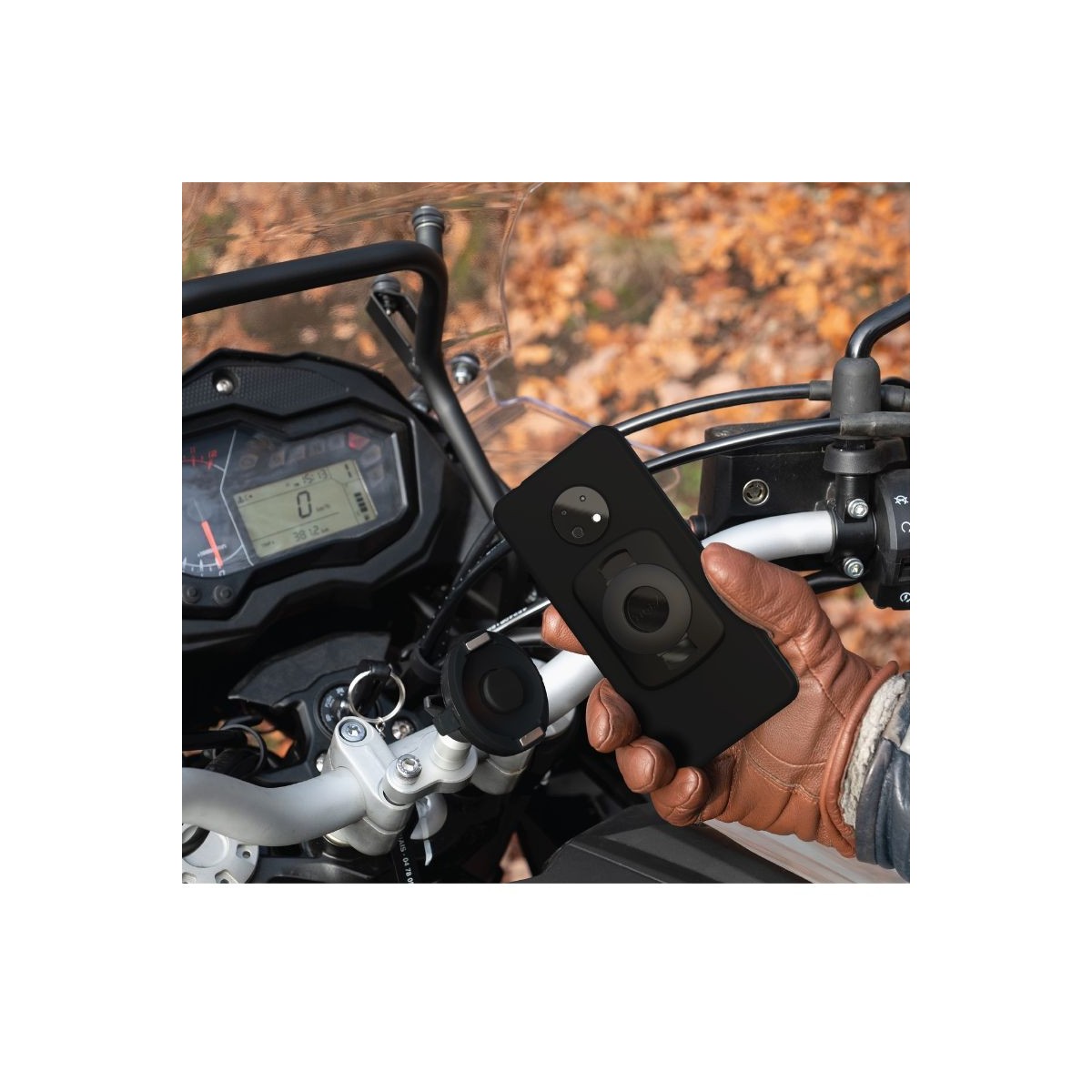 FitClic Motorrad Kit für iPhone 14 Plus (6.7'')