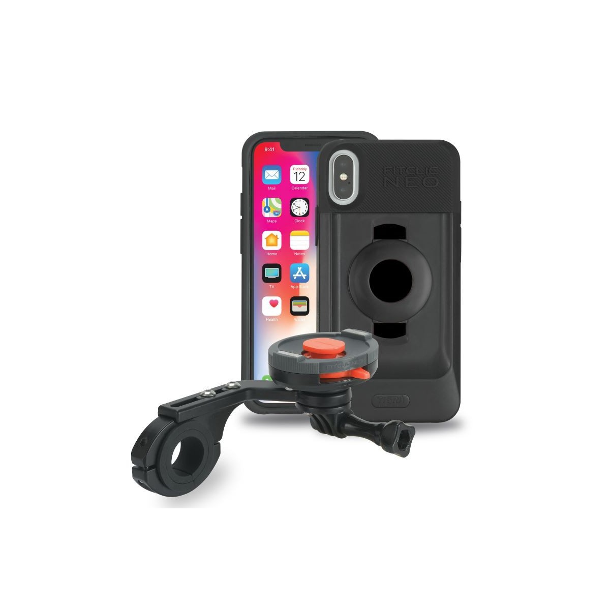 FitClic Motorrad Kit für iPhone 13/13 Pro (6.1'')